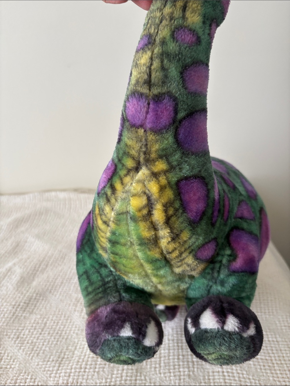 Melissa & Doug Posable Plush Dinosaur 16x48 inches nose to tail - Picture 10 of 16
